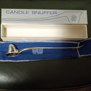 Hallmarked Silver Candle Snuffer - Silver